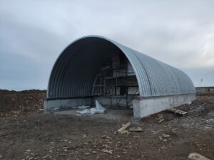 Утепленный ангар для, СХП "Рассвет Сикияз",Село Сикияз